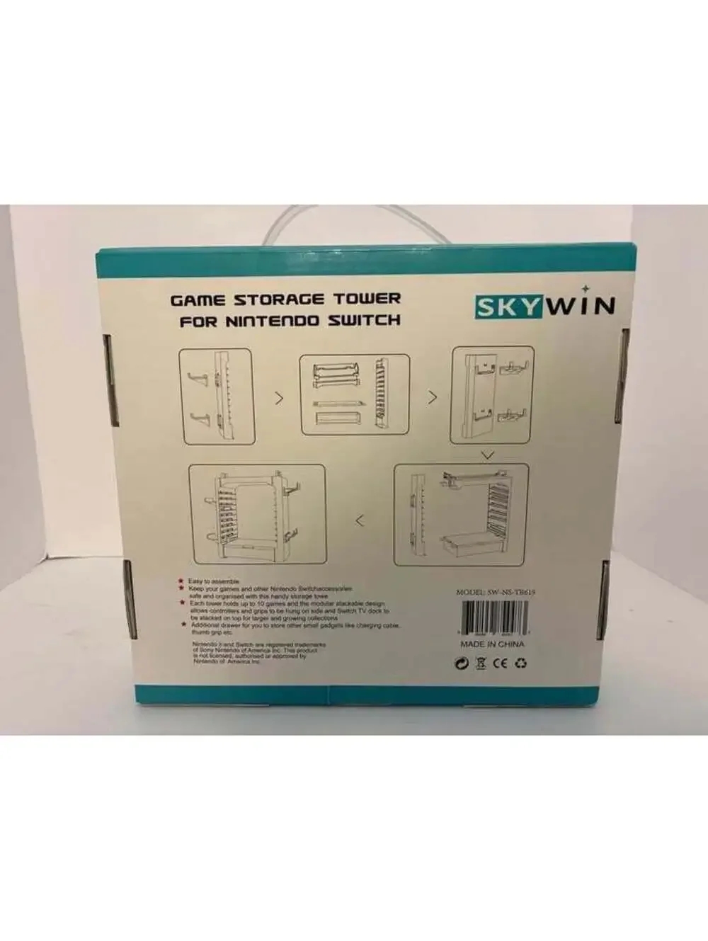 Skywin Game Storage Tower for Nintendo Switch